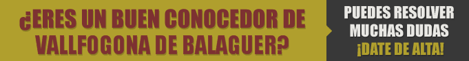 Restaurantes en Vallfogona de Balaguer